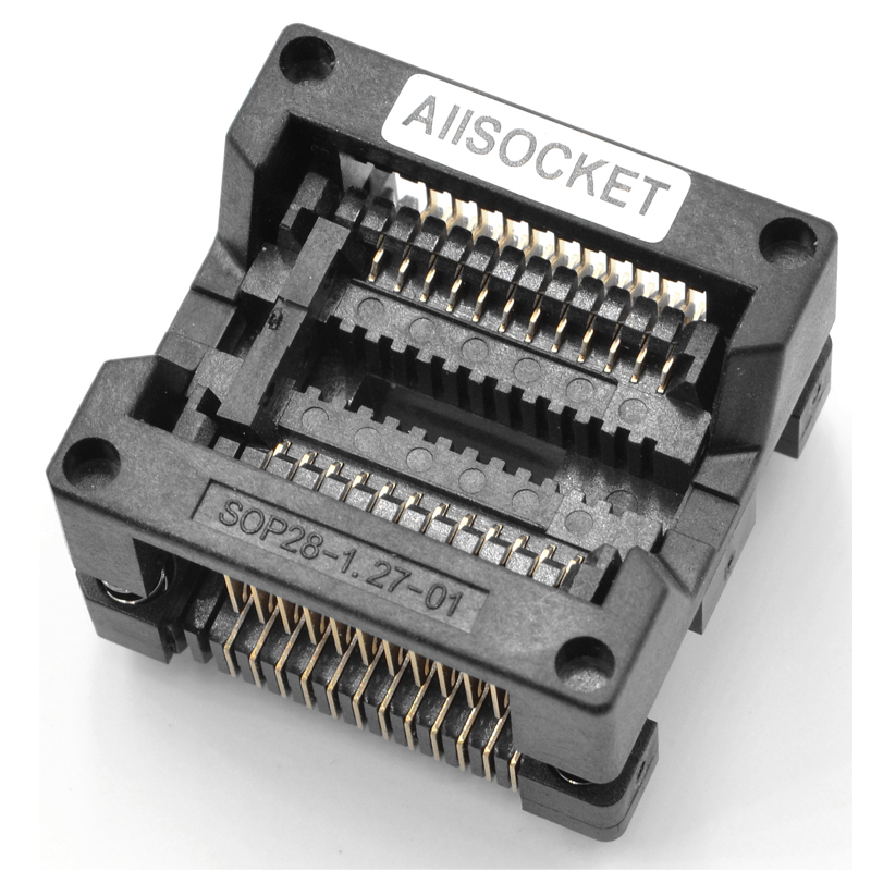 SOP24-SOIC24-SO24 Socket OTS24(28)-1.27-04 Socket SOP24(7.5)-1.27 Socket High quality IC Test & burn-in socket for SOP24/SOIC24/SO24 package 115