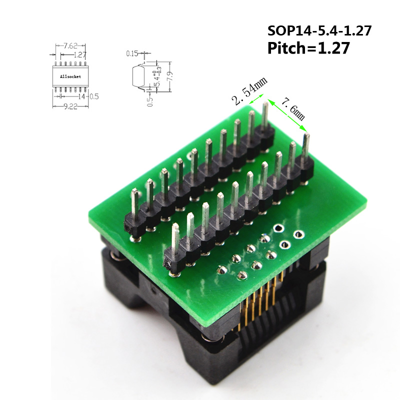 SOP14(5.4)-1.27Socket